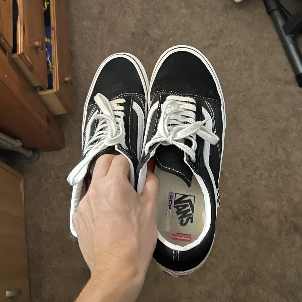 Vans Classic Black Sneaker Size 11 Lightly Used